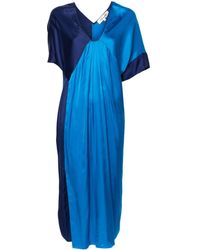 Diane von Furstenberg - Ange Colourblock Midi Dress - Lyst