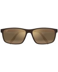 Maui Jim - Anemone Sonnenbrille Mit Eckigem Gestell - Lyst