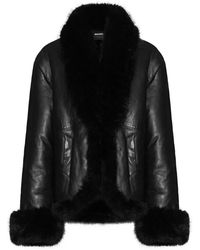 ROTATE BIRGER CHRISTENSEN - Bonded Leather Jacket - Lyst