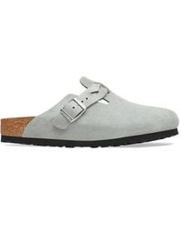 Birkenstock - Boston Braided Suede Clogs - Lyst