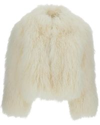 Martha Louis - Long-Haired Mongolian Fur Jacket - Lyst