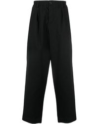 Marni - Mid-rise Tapered-leg Cotton Trousers - Lyst