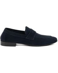 BOGGI - Suede Leather Loafers - Lyst