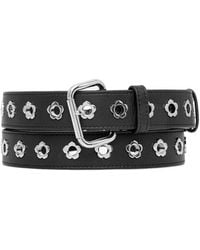 KENZO - Floral-Eyelet Buckle Belt - Lyst