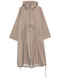 Herno - Drawstring-Waist Hooded Coat - Lyst