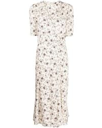 Veronica Beard - Kleid mit Blumen-Print - Lyst