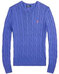Polo Ralph Lauren - Cable-Knit Cotton Sweater - Lyst