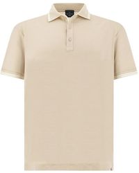 Paul & Shark - Striped-Trim Polo Shirt - Lyst