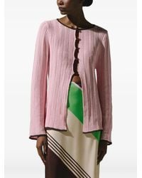 Baobab - Corsica Resin-Embellished Bell-Sleeve Top - Lyst