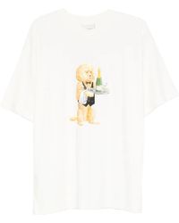 Drole de Monsieur - Dog-Design T-Shirt - Lyst