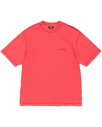 Stussy - Logo-Print Cotton T-Shirt - Lyst
