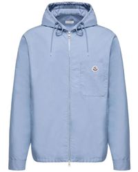 Moncler - Logo-Patch Zip-Up Lightweight Jacket - Lyst