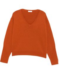 Majestic Filatures - Pullover mit V-Ausschnitt - Lyst