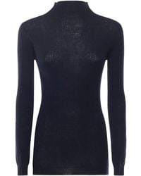 Pinko - Pull Côtelé À Col Montant - Lyst