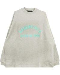 Fear Of God - Logo-Print Cotton Sweatshirt - Lyst