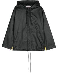 Walter Van Beirendonck - Stop Logo-Print Hooded Jacket - Lyst