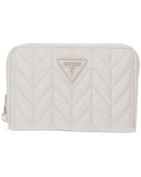 Guess - Cheryl Chevron-Quilted Wallet - Lyst
