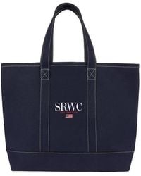 Sporty & Rich - Logo Graphic Tote Bag - Lyst