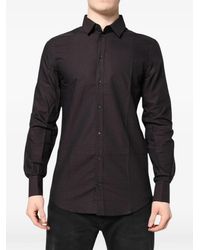 Dolce & Gabbana - Dot-Pattern Long-Sleeve Shirt - Lyst