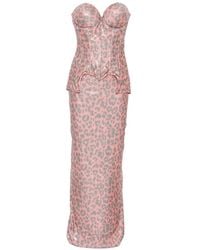 MITILIANE COUTURE - Sequin-Embellished Leopard-Print Skirt Set (Set Of Two) - Lyst
