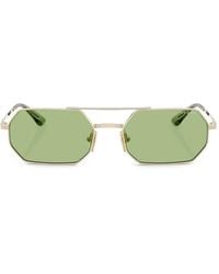 Vogue Eyewear - Geometric-Frame Double-Bridge Sunglasses - Lyst