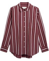 ARMEDANGELS - Ruimvallende Blouse Met Gestreepte Print - Lyst