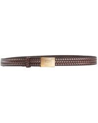 TAIGA TAKAHASHI - Basketweave Pattern Belt - Lyst