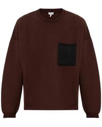 Loewe - Pullover Mit Anagramm-Patch - Lyst