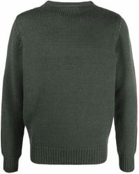 Dell'Oglio - Merino Knit Crew Neck Jumper - Lyst