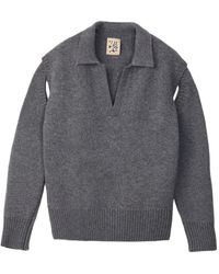 CAMPERLAB - Polo-Pullover Mit Ärmelschlitzen - Lyst