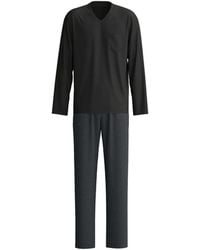 CALIDA - V-Neck Pocket Pajamas - Lyst