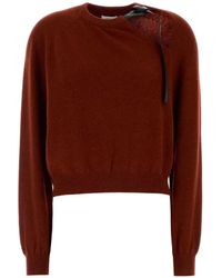 Ferragamo - Cut-Out-Detail Sweater - Lyst
