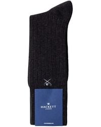 Hackett - Logo-Embroidered Socks - Lyst