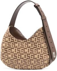 Gcds - Comma Monogram-Embossed Small Shoulder Bag - Lyst