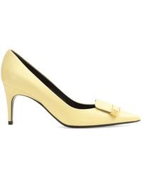 Sergio Rossi - Pointed Leather Pumps - Lyst
