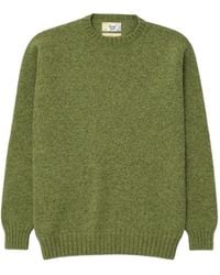 Fortela - Shetland Crewneck Wool-Knit Sweater - Lyst