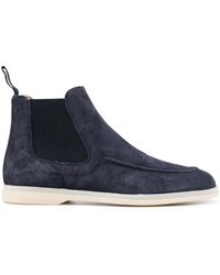 SCAROSSO - Eugenia Suede Chelsea Boots - Lyst