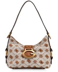 Guess - Camden Monogram-Print Buckle-Detail Tote Bag - Lyst