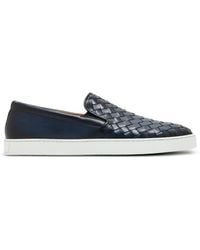 Magnanni - Woven Leather Sneakers - Lyst