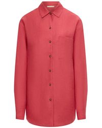 12 STOREEZ - Patch-Pocket Linen Shirt - Lyst