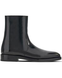 Ferragamo - Calf Leather Ankle Boots - Lyst