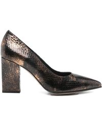 Pedro Miralles - Snakeskin Pumps - Lyst