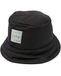Bimba Y Lola - Logo-appliqué Drawstring Bucket Hat - Lyst