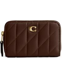 COACH - Cartera con cremallera en el contorno - Lyst
