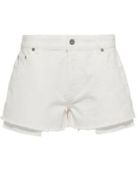 Miu Miu - Denim Shorts - Lyst