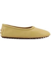 Tod's - Studded Ballet Flats - Lyst