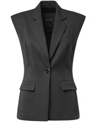 Pinko - Sleeveless Single-Breasted Blazer - Lyst