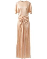 Victoria Beckham - Crew Neck Maxi Dress - Lyst