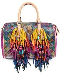 Kurt Geiger - Kleine Kensington Boston Shopper Met Franje - Lyst