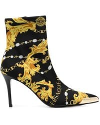Versace Jeans Couture - Scarlett 110Mm Ankle Boots - Lyst